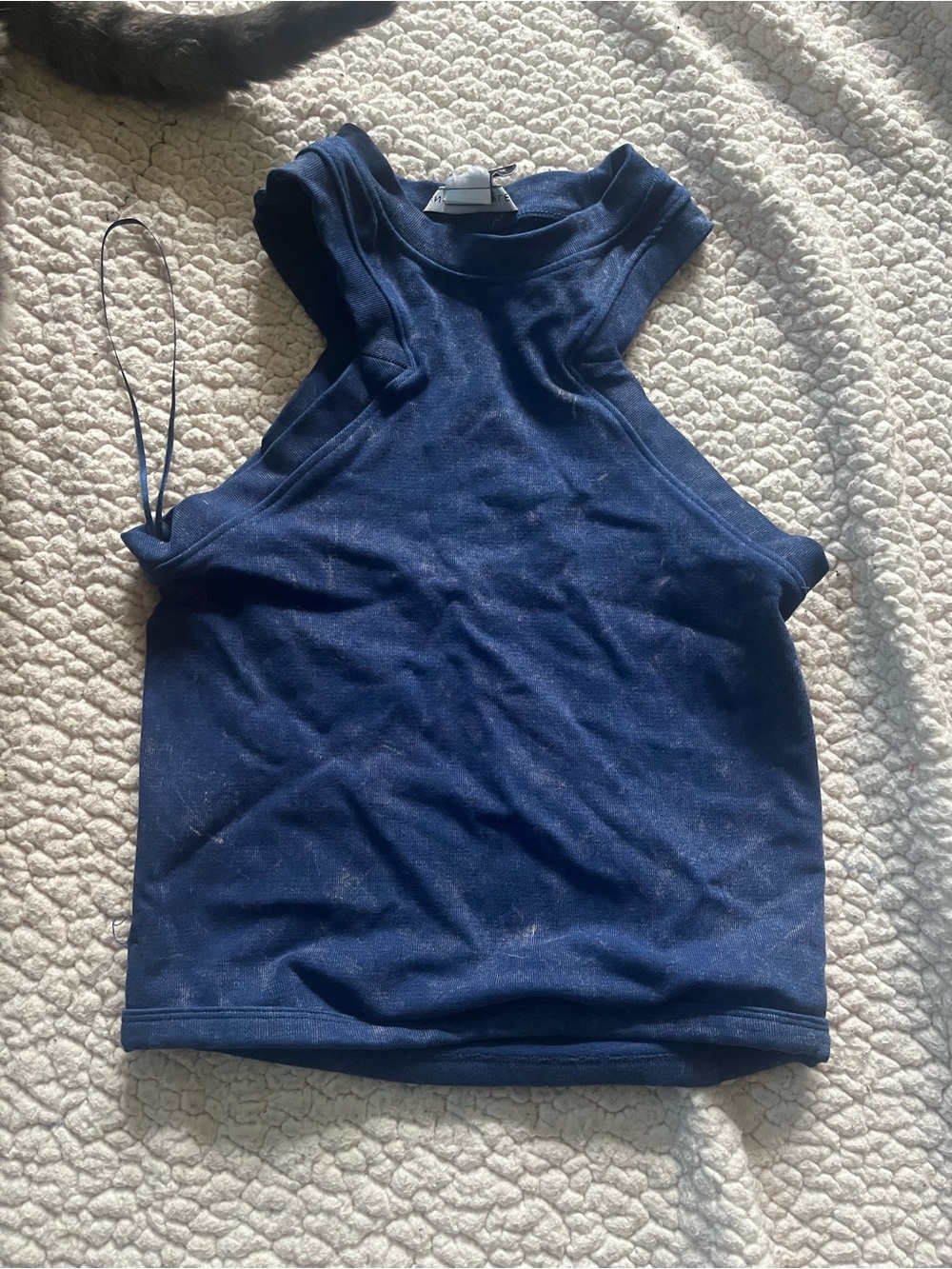 Navy Blue Halter Top